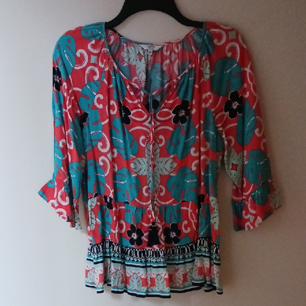 Floral Print Women's Top